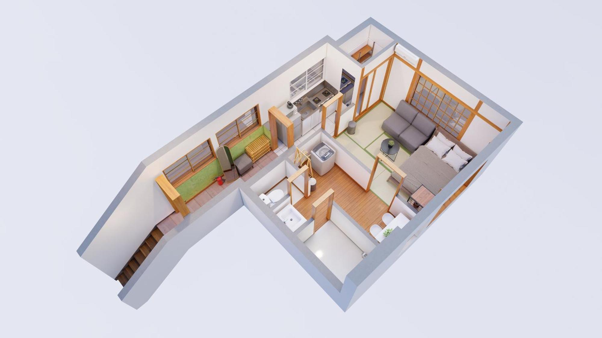 Kawanosou Shinjuku 1 Minute Appartement Tokio Buitenkant foto